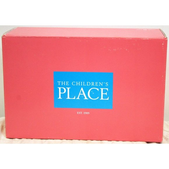 New in Box The Children's Place Navy Luna Stone Ballet Girls Shoes Flats Gems - Picture 2 of 16